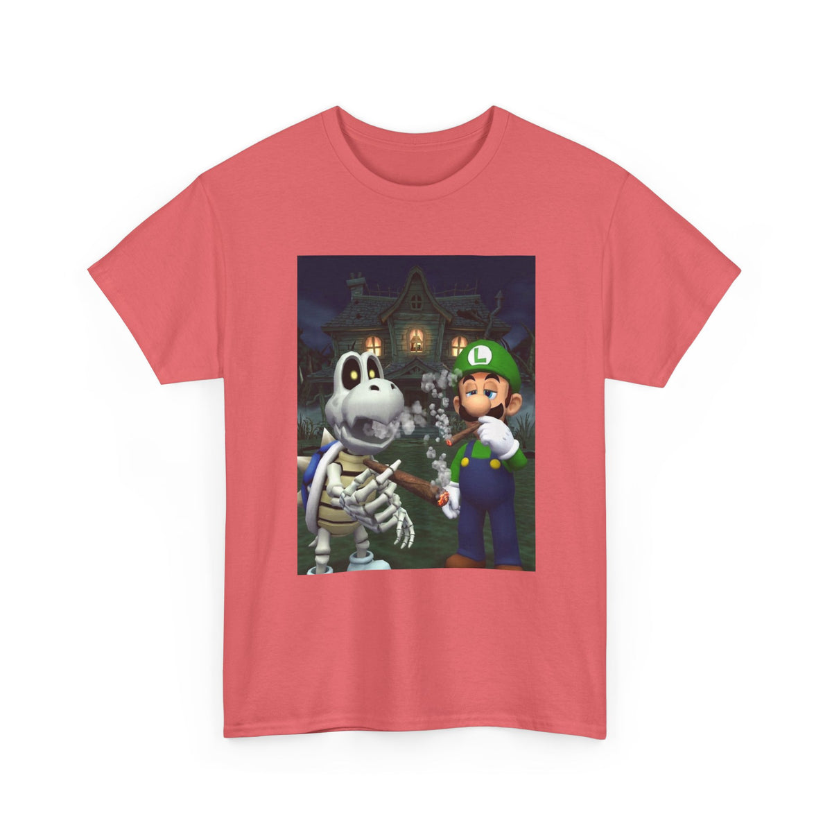 Luigi And Dry Bones Smoking Blunts