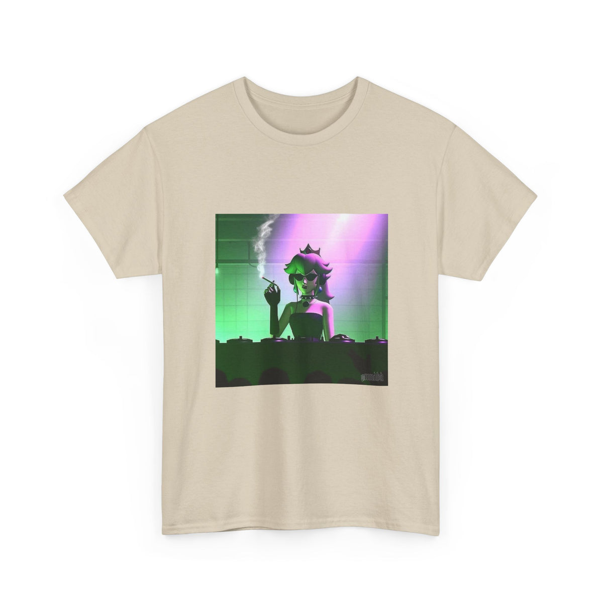 DJ Peach Smoking At The Rave Tee