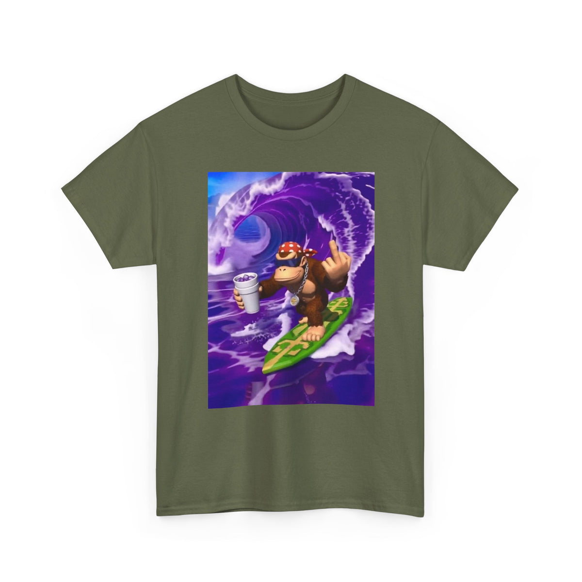 Lit Surf Monkey F*** Off Tee