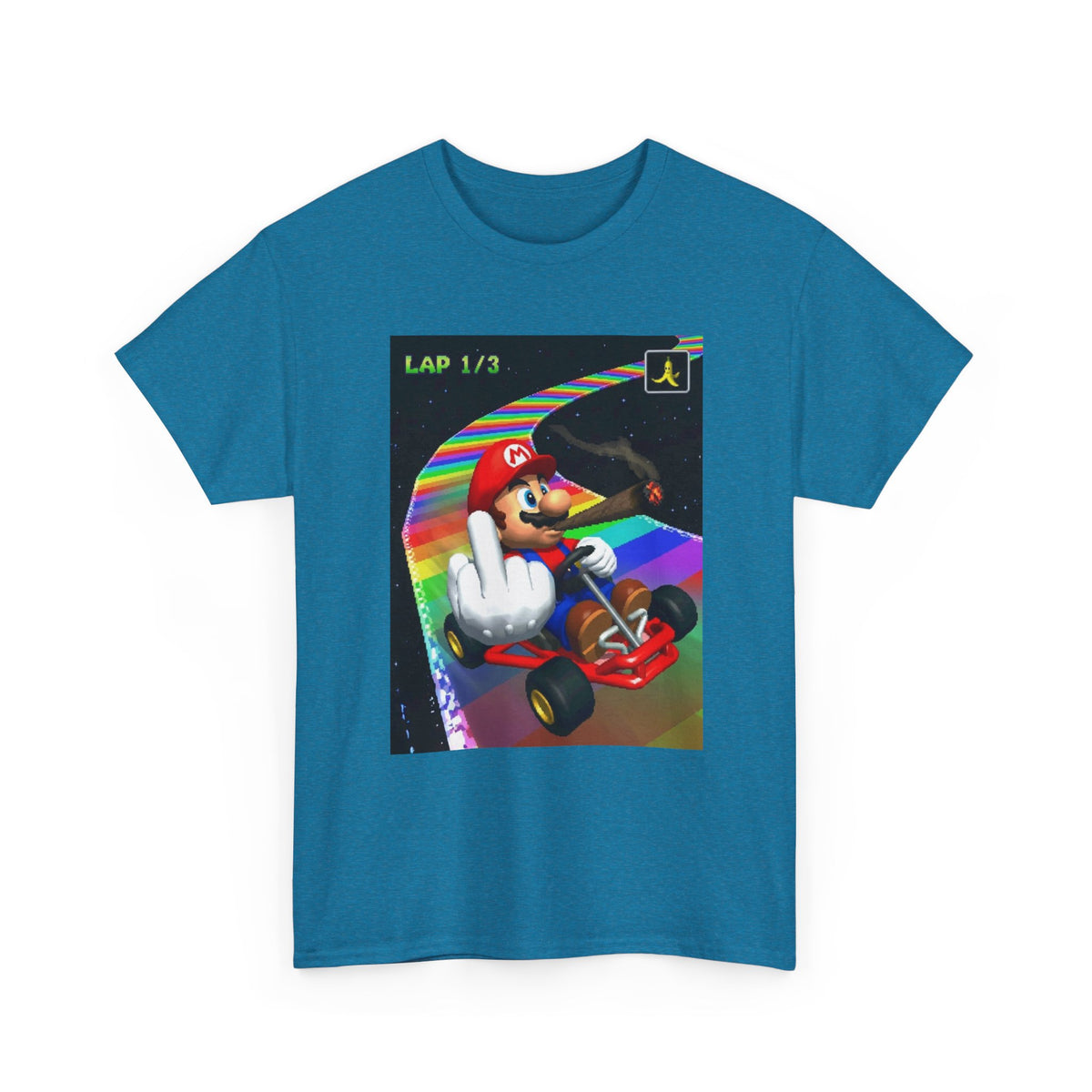 Mario Karting, Blazing, And Flipping The Bird Tee