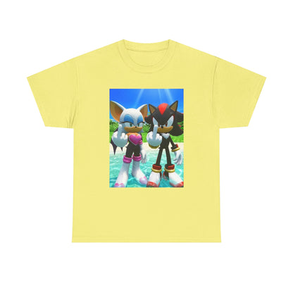 Rouge And Shadow Flipping The Bird Tee (Design 4)