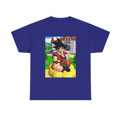 Goku Blazing On Nimbus At Mushroom Kingdom