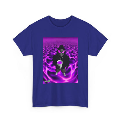 Spider-Hoodie With Purple Swirls Tee