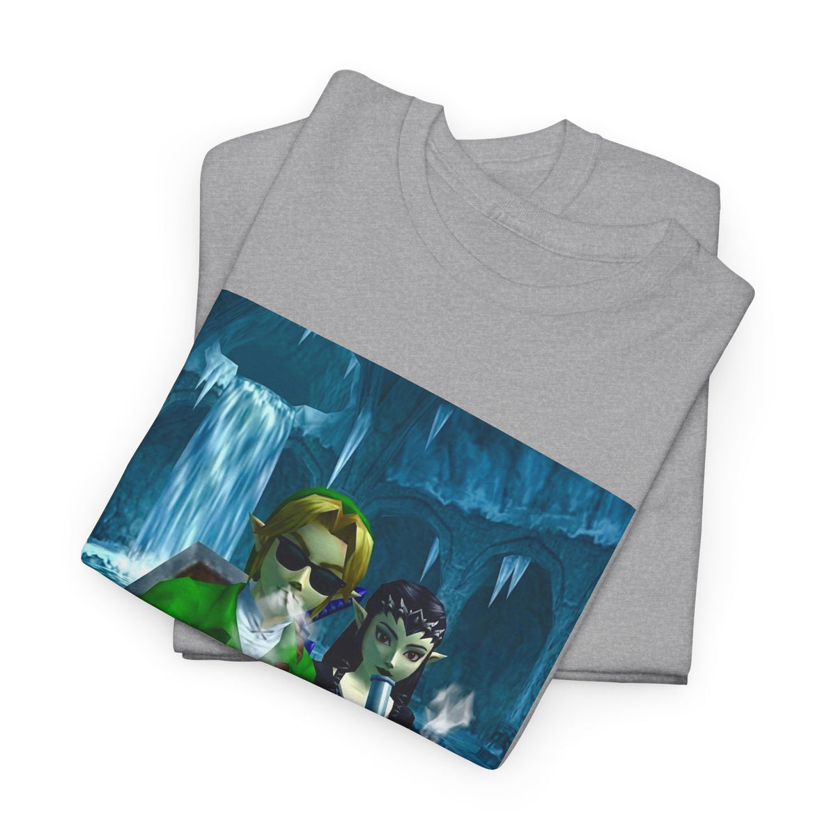 Hero and Dark Princess Chillin' in Ice Cave