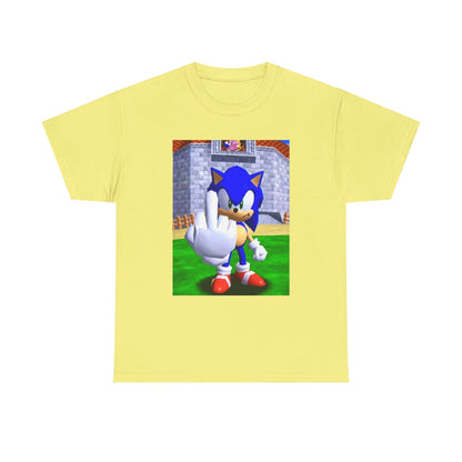 Sonic Flipping Off In The Castle Grounds