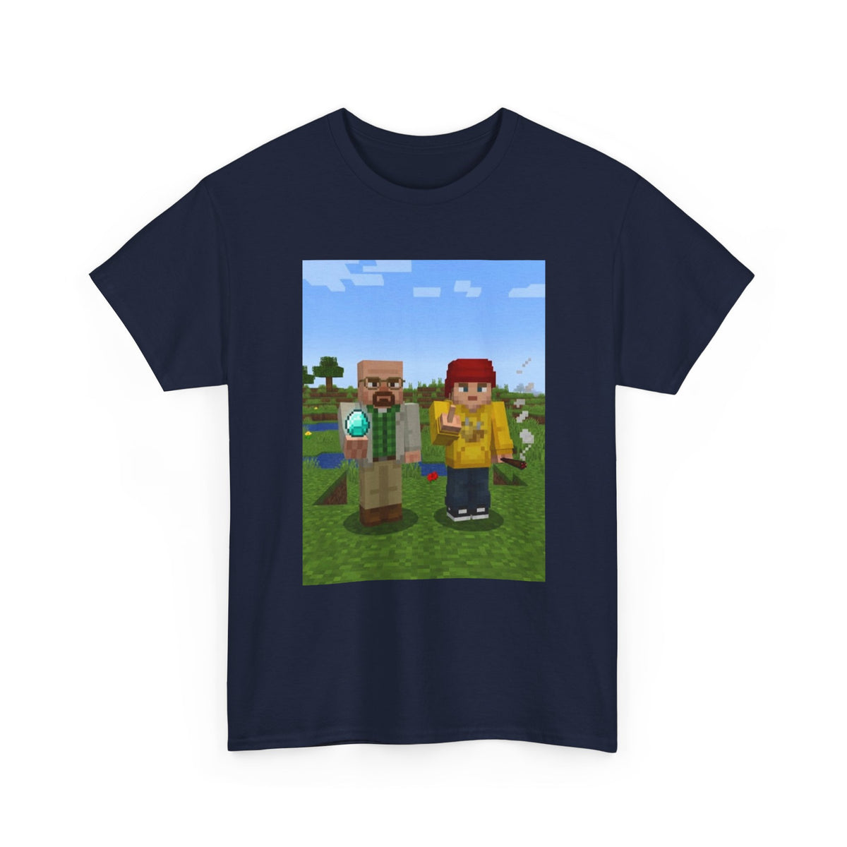 Walter White and Jesse Pinkman Minecraft Tee