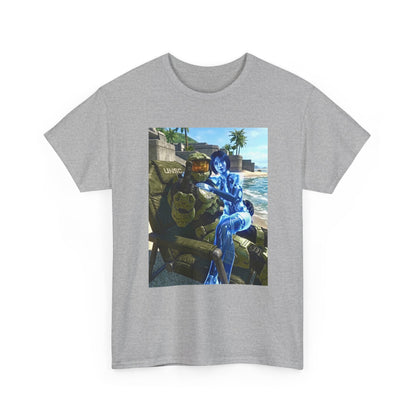 Master Chief and Cortana Beach Relaxing