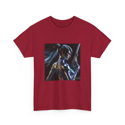 Chrome Huntress With Illuminated Weapon Tee