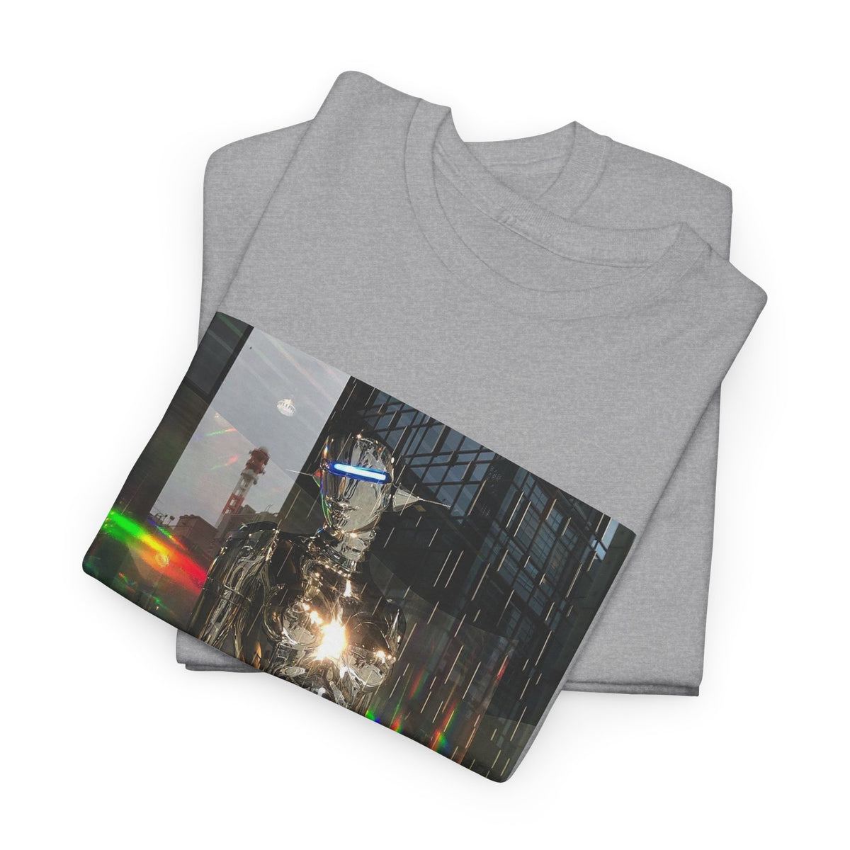 Neon Ember Flow Graphic Tee