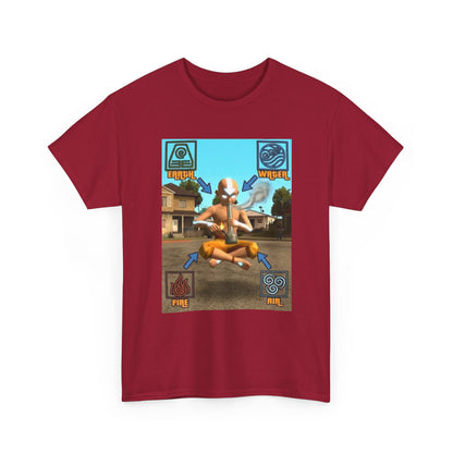 Bender Aang Meditating with Bong Tee