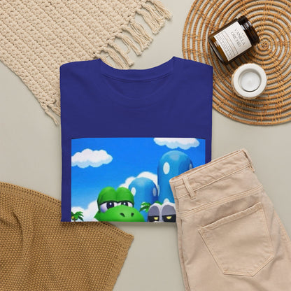 Yoshi And Dry Bones Flipping Off Tee (Design 7)