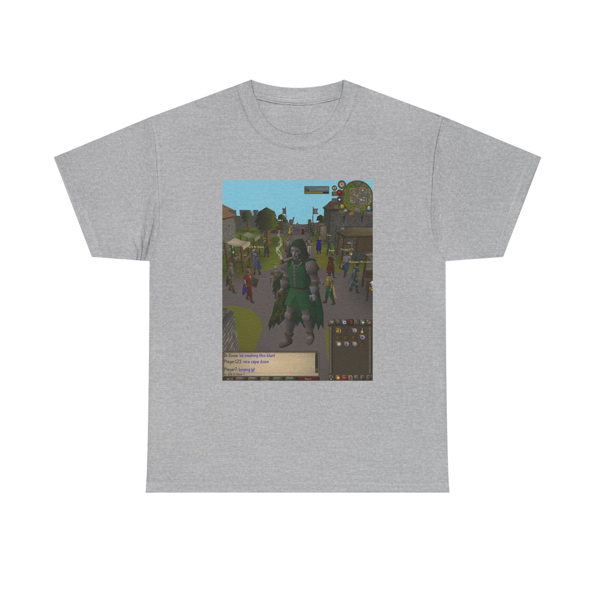 Pixelated Dr. Doom Smoking A Blunt In Gielinor