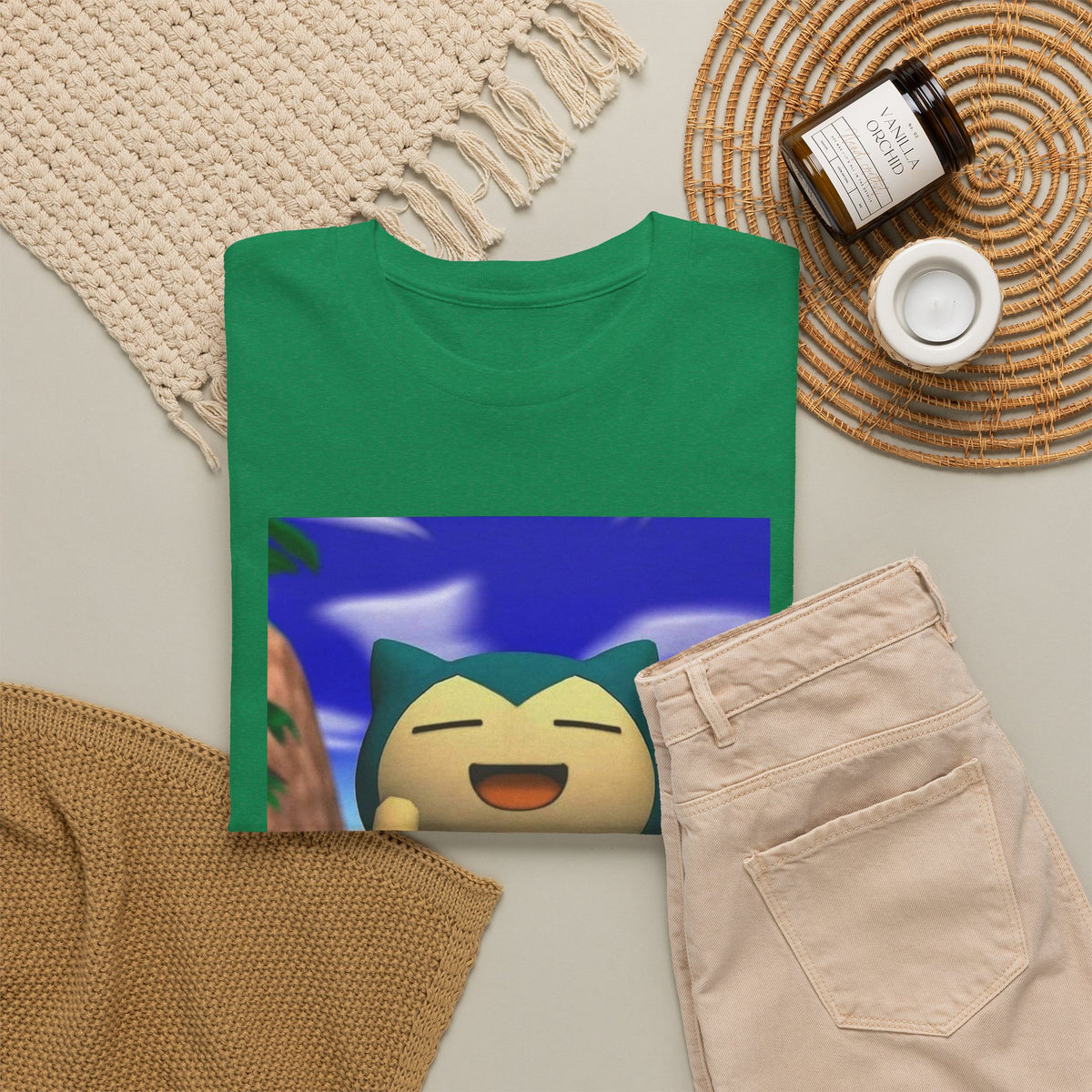 Snorlax Flipping The Bird Tee