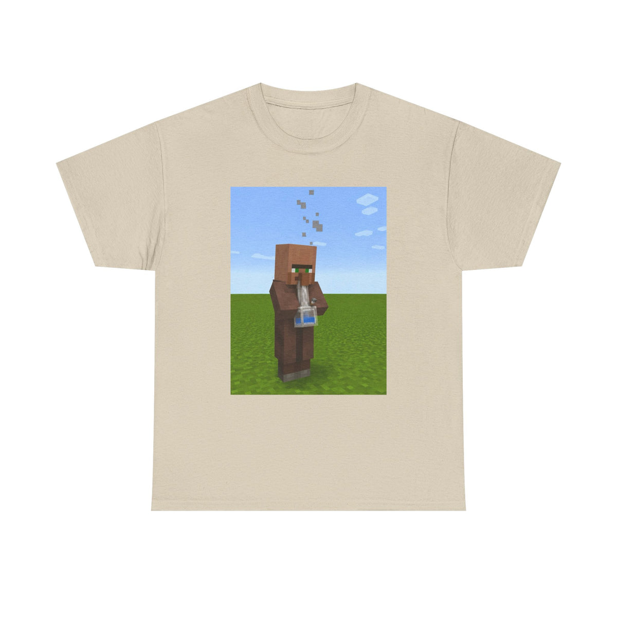 Villager Enjoying A Bong Hit