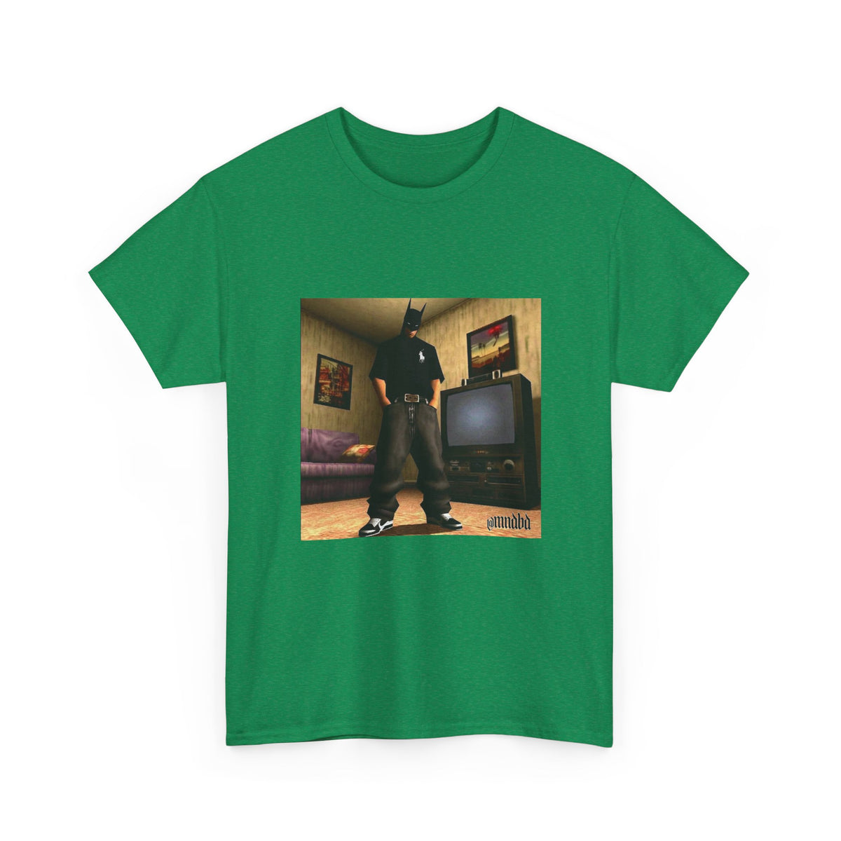 Gamer Batman In Polo Tee Posing