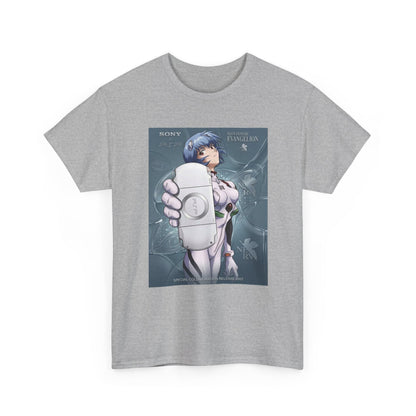 Rei Ayanami Holds PSP Collaboration Tee