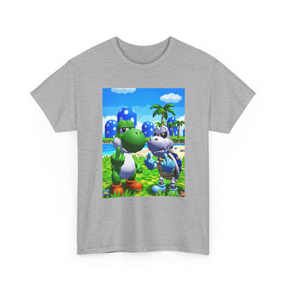 Yoshi And Dry Bones Flipping Off Tee