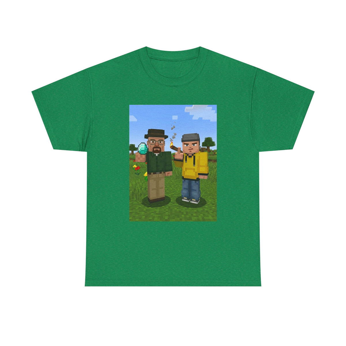 Blocky Chemist And Apprentice Smoking