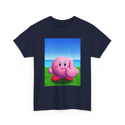 Kirby Flipping The Bird Beach Tee