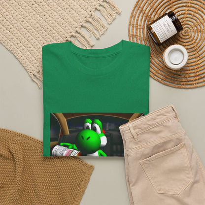 Yoshi Pouring Up Lean In A Car