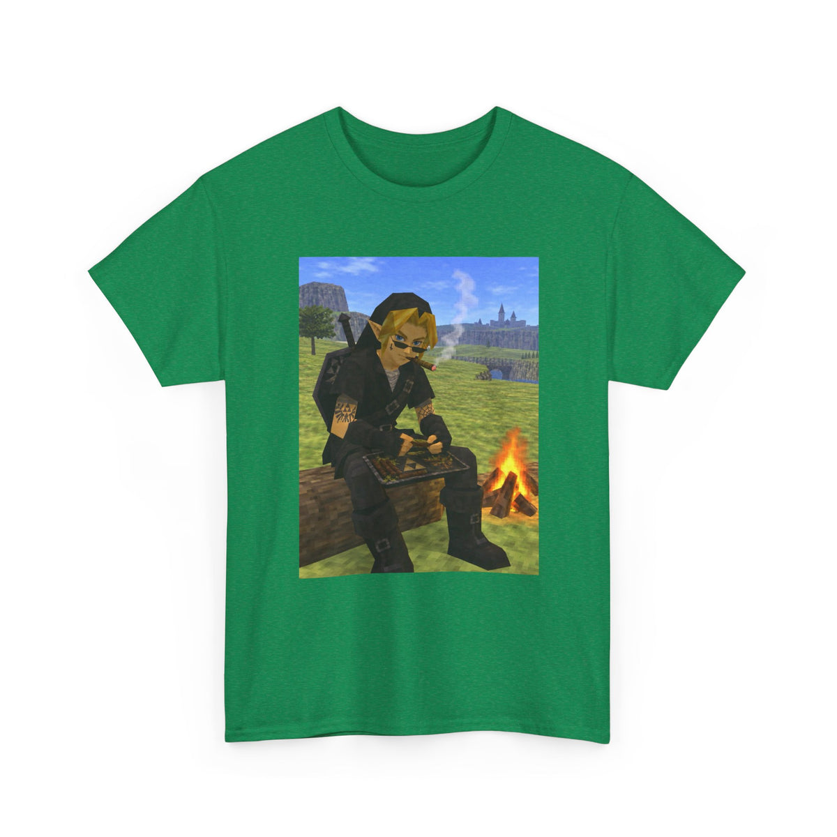 Dark Link Rolling Blunts By The Campfire