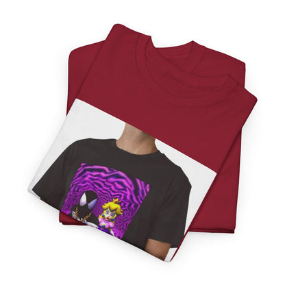 Symbiote And Princess On Purple Swirls