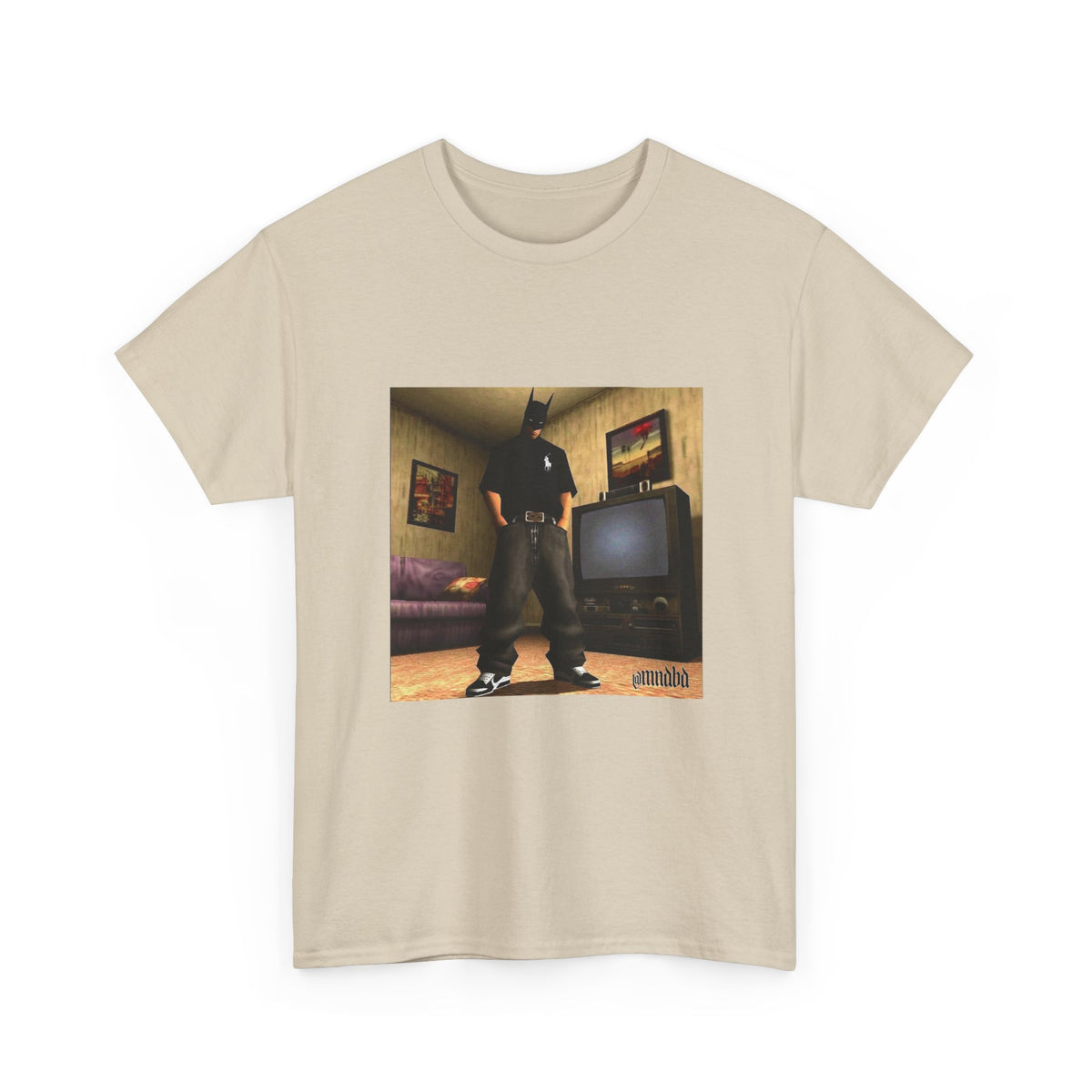 Gamer Batman In Polo Tee Posing