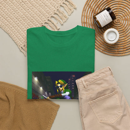 Link Skater Smoking In Alley Tee