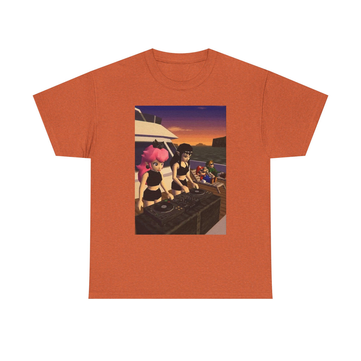 N64 Waifus DJ Yacht Party Tee