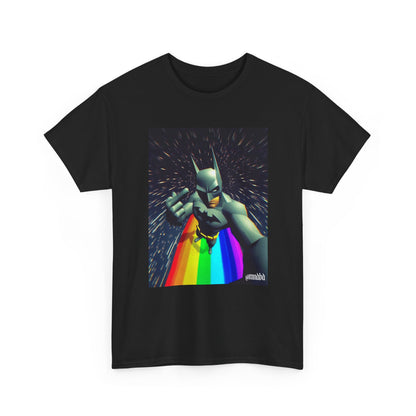 Batman Giving Finger On Rainbow Cape