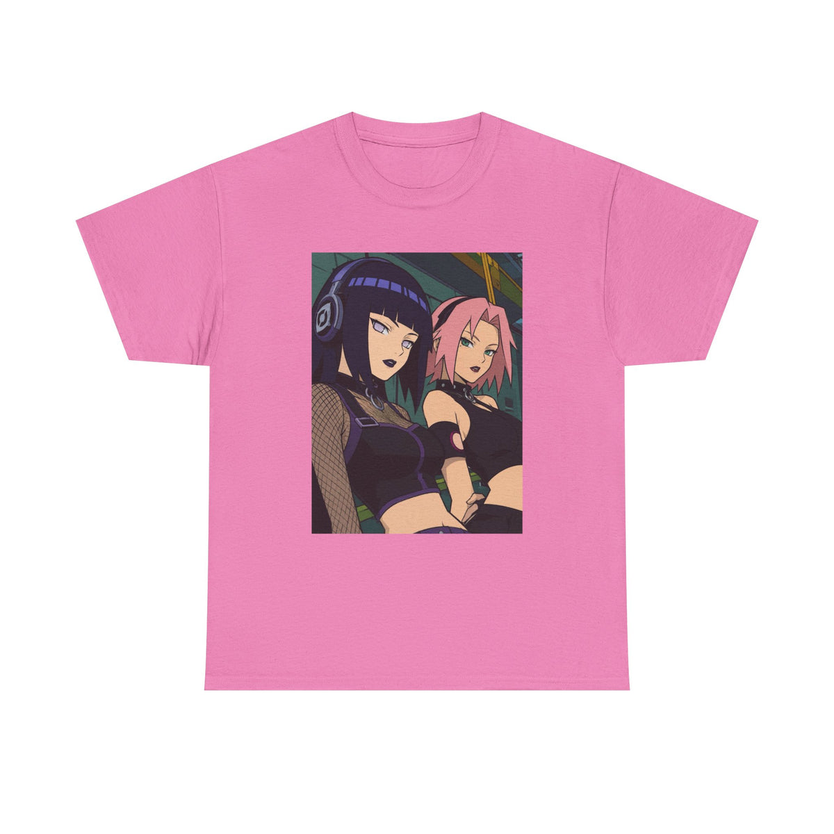 Goth Hinata and Sakura Anime Duo