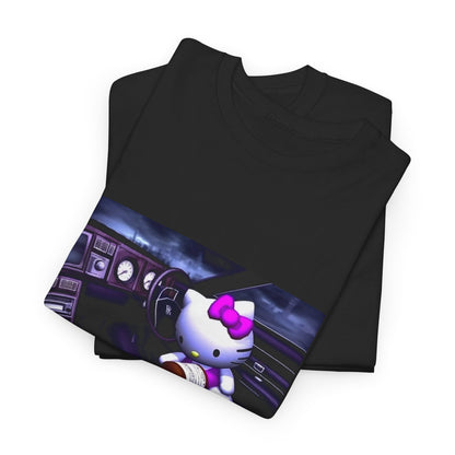 Hello Kitty Pours Lean In Car Tee