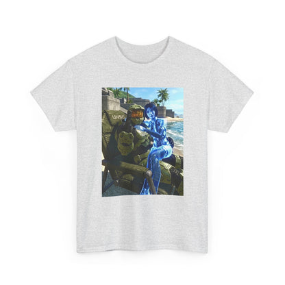 Master Chief and Cortana Beach Relaxing