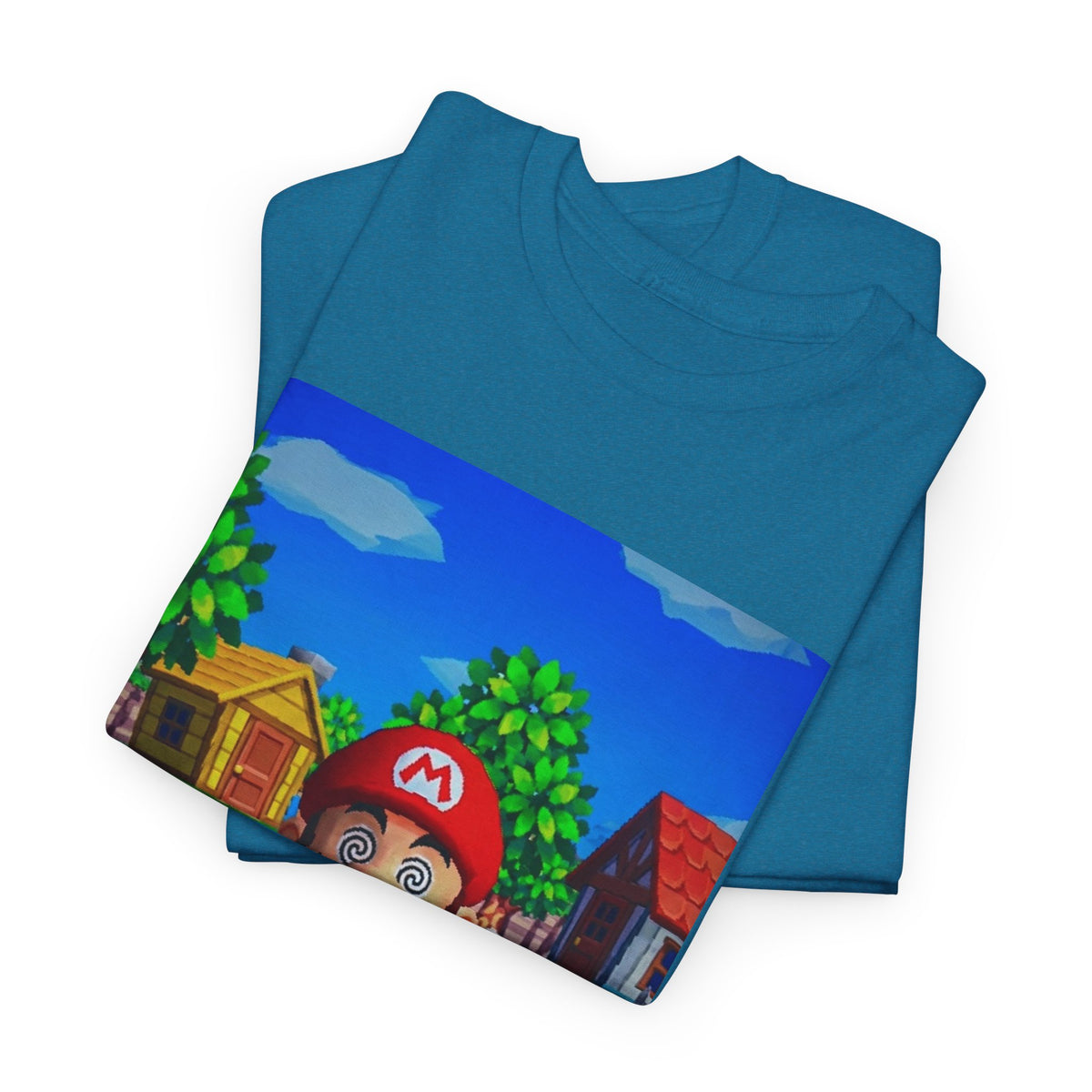 Mushroom-Tripping Mario Flips The Bird Tee
