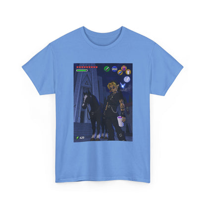 Goth Link Smoking With Epona Tee