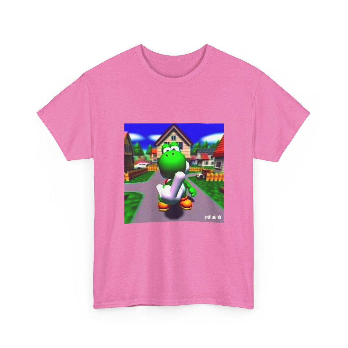 Yoshi Giving The Finger In Neighborhood Tee