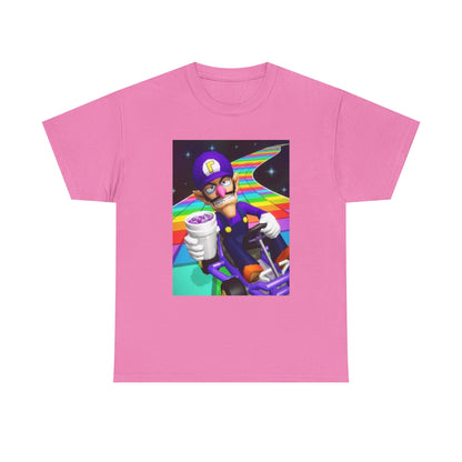 Waluigi Karting With Purple Drank Tee