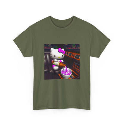 Hello Kitty Pouring Lean In Car Tee