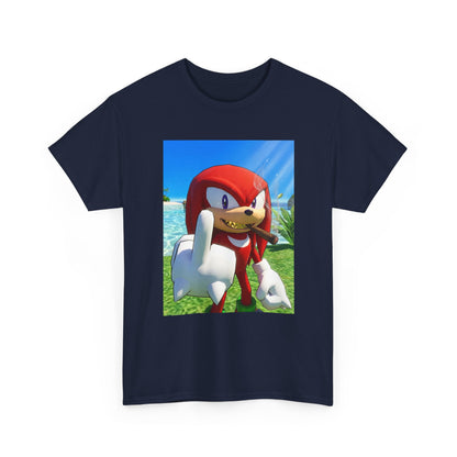 Knuckles Smoking Cigar On Tropical Beach