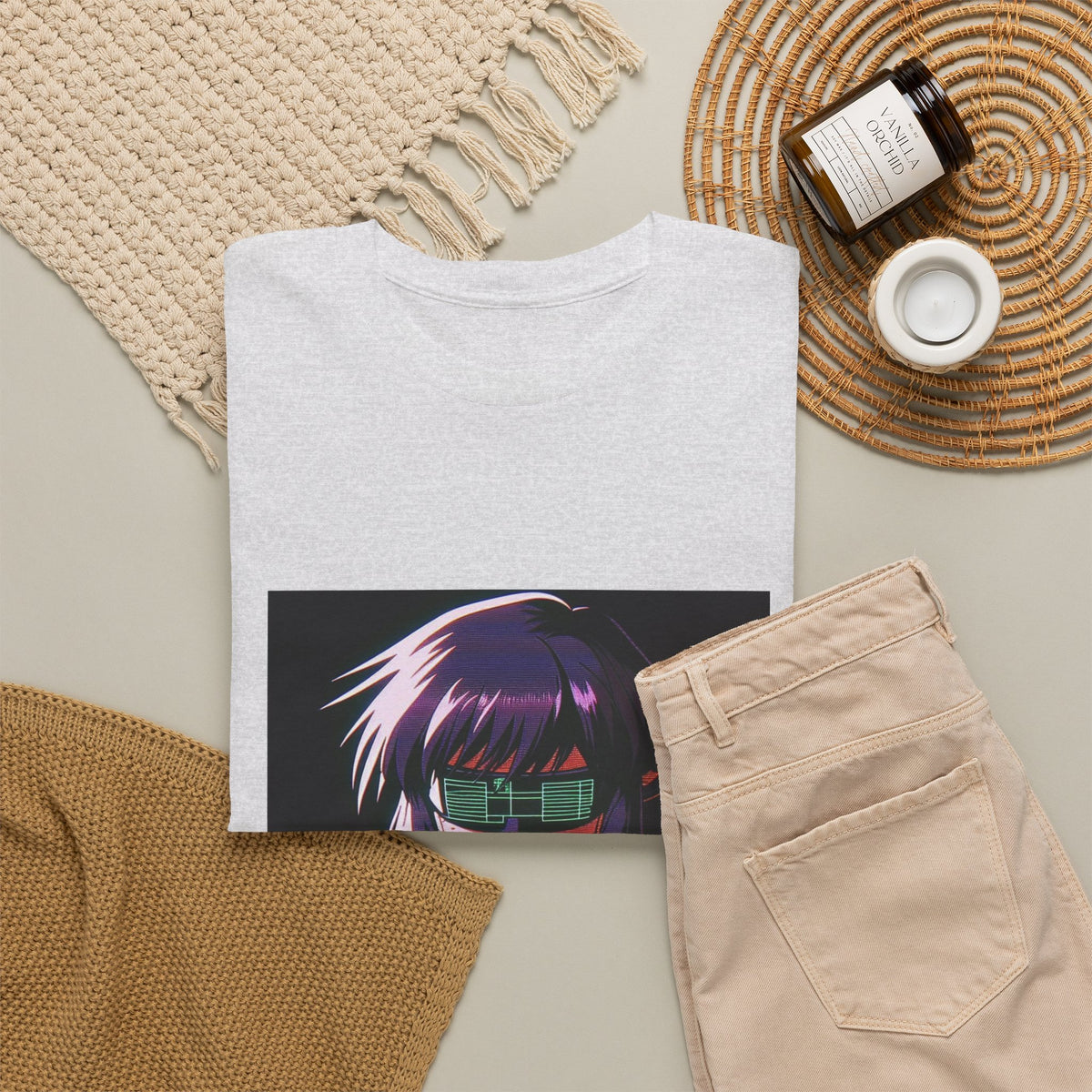 Major Kusanagi In Retro Cyberpunk Visor