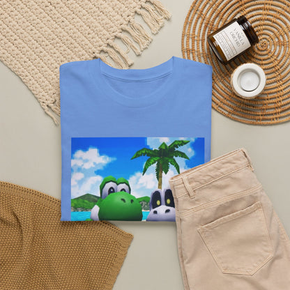 Yoshi and Dry Bones Flipping Off (Design 4)
