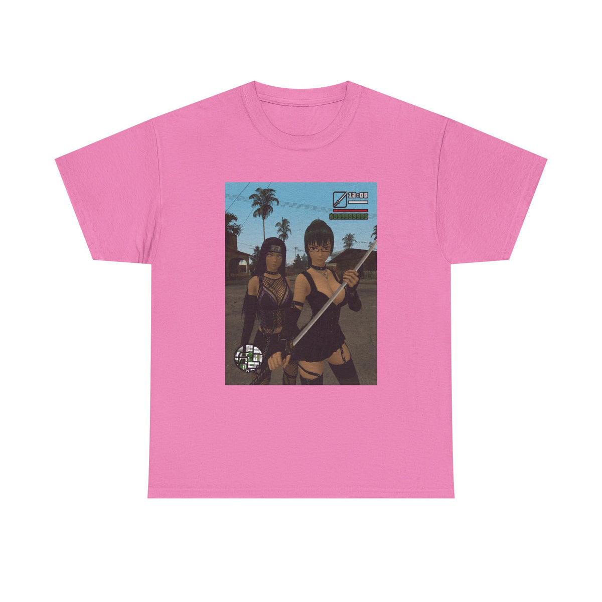 GTA-Inspired Girls With Katanas Tee