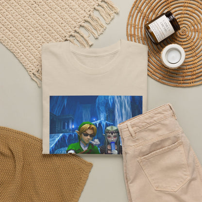 Stoner Link and Zelda Chillin' in Zora's Domain