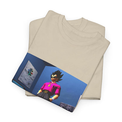 Y2K Vegeta Chilling With PlayStation Tee