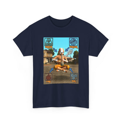 Bender Aang Meditating with Bong Tee