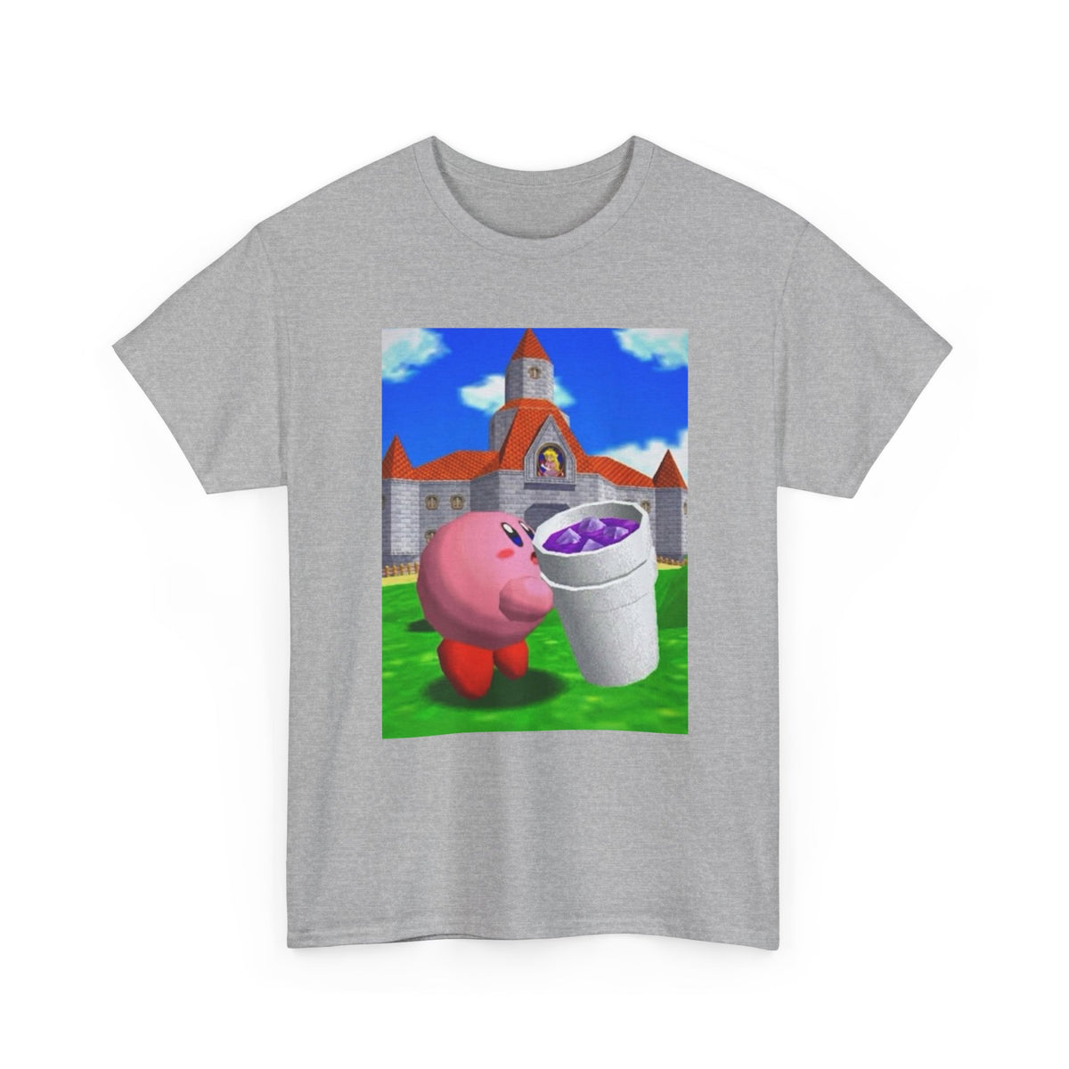 Kirby Sipping Lean At Mushroom Kingdom