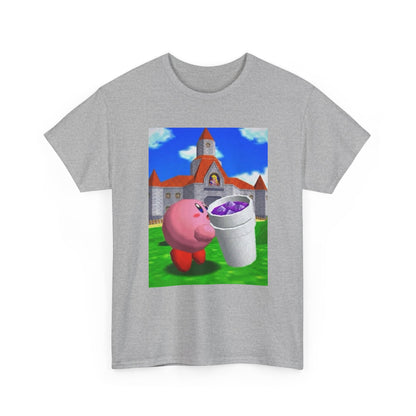Kirby Sipping Lean At Mushroom Kingdom