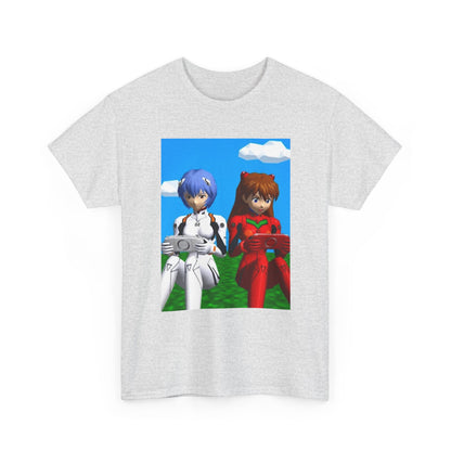 Rei And Asuka Gaming On PSPs Tee