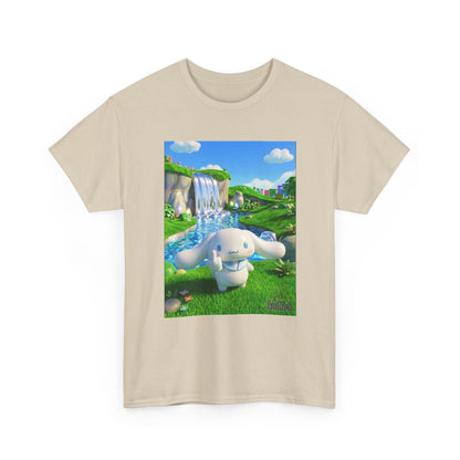 Cinnamoroll Flipping The Bird In Lush Landscape
