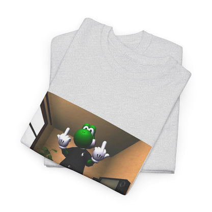 Yoshi Flipping Off In The Living Room Tee
